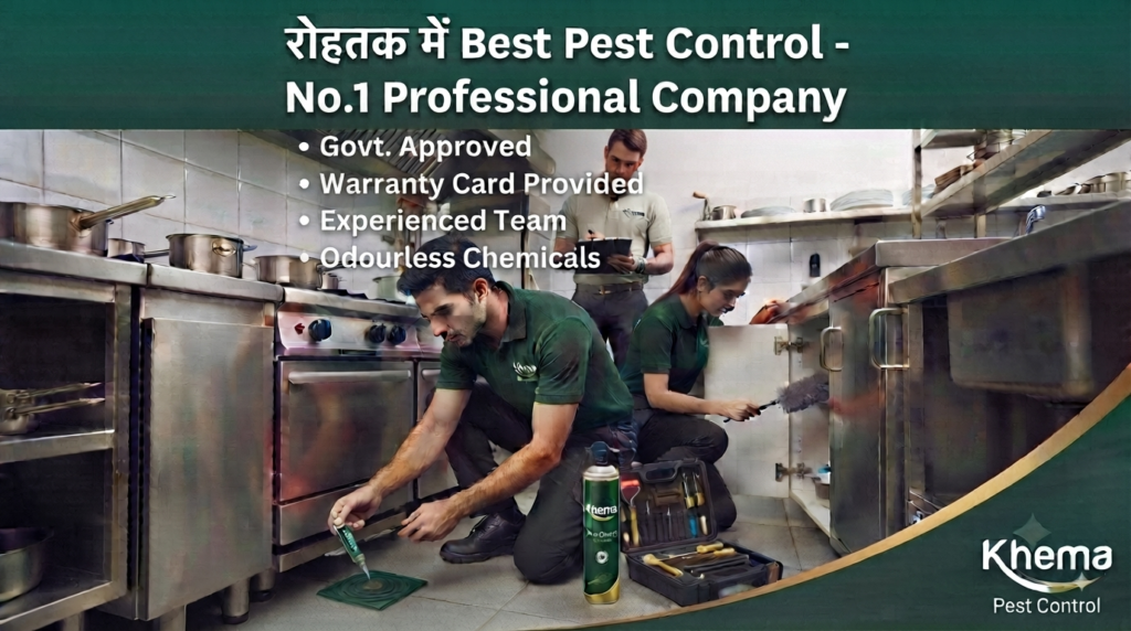 रोहतक में Best Pest Control – No.1 Professional Company